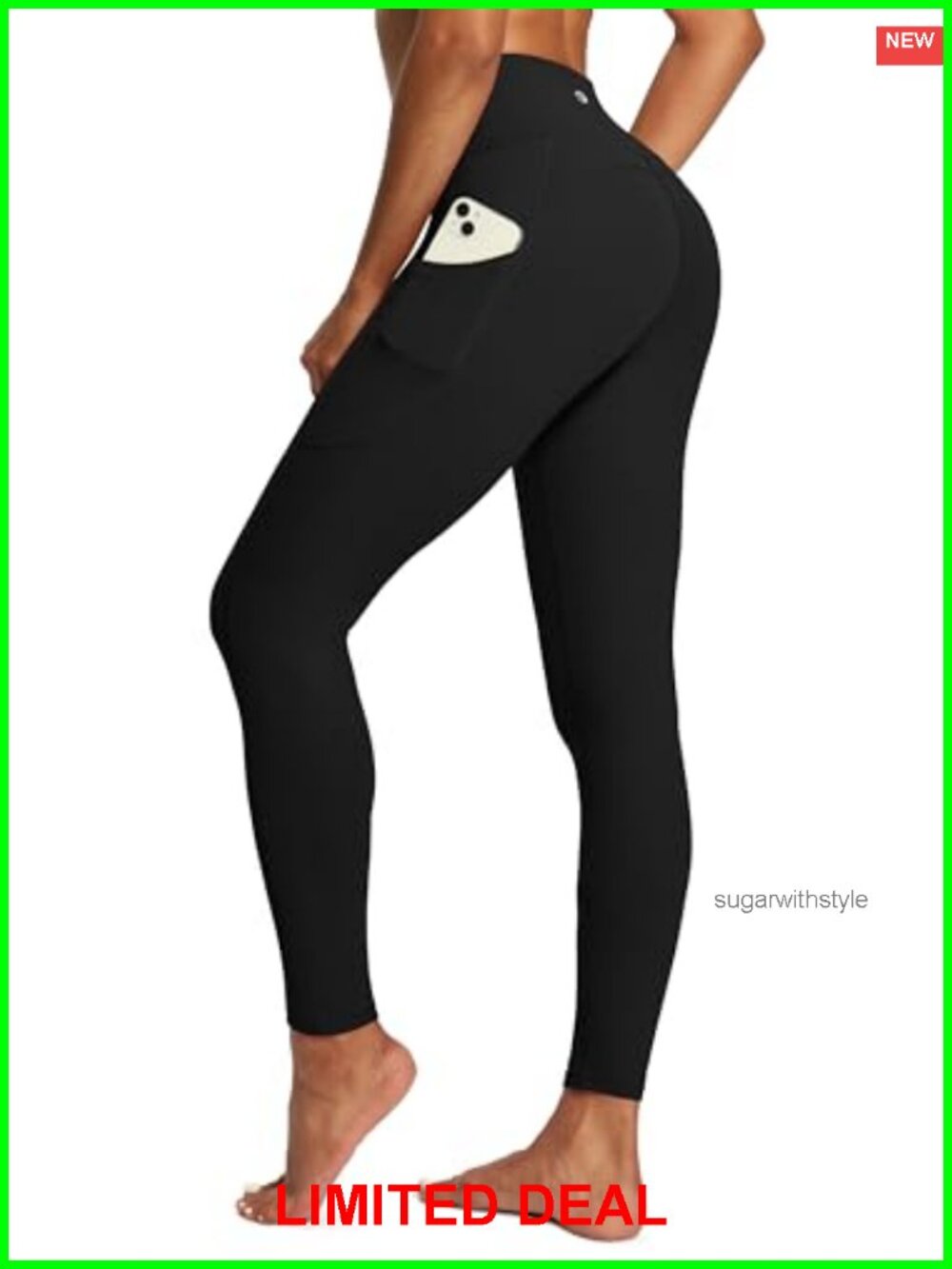High Waisted Tummy Control Leggings with Pockets for Women Yoga Workout Pants